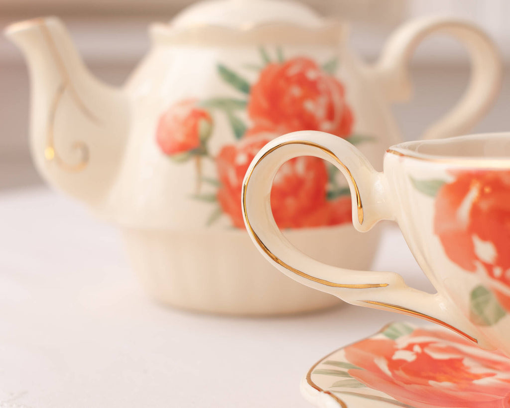 Peony Teaware Set